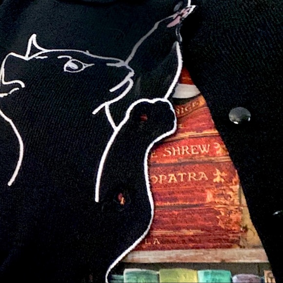 Banned Apparel Black Cat Cardigan 